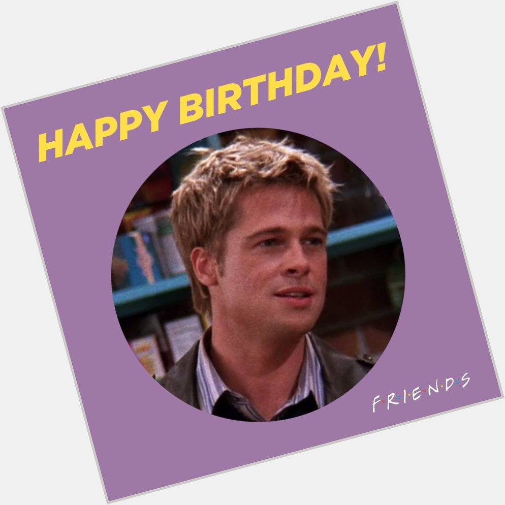 Happy Birthday Brad Pitt! 