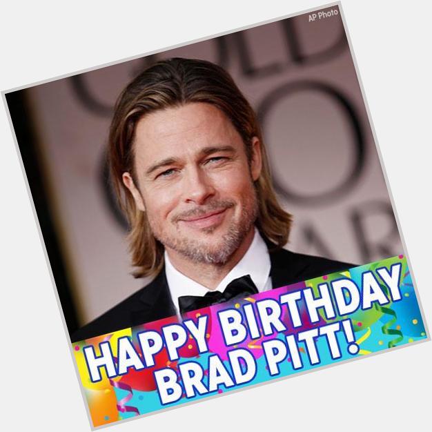 Happy Birthday to actor Brad Pitt! 