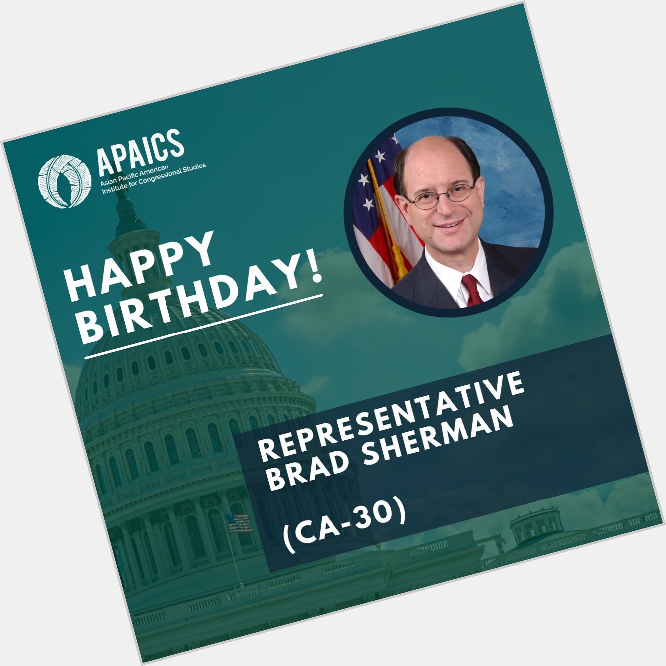 Wishing a happy birthday to member Brad Sherman ! 