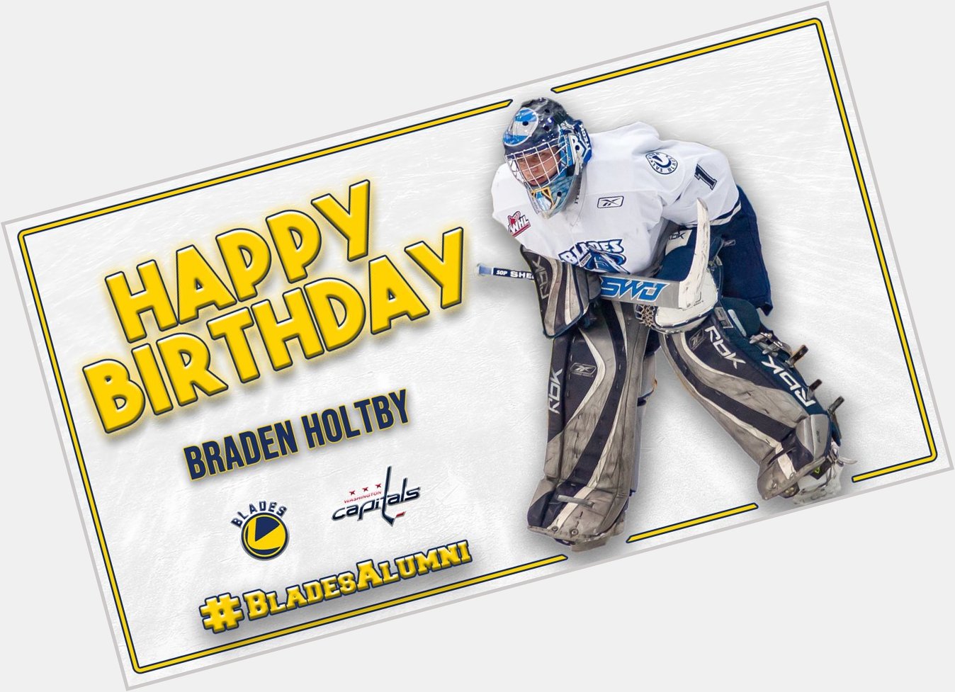 Did you know Braden Holtby used to play for us? Like this post to wish Holts a Happy Birthday 