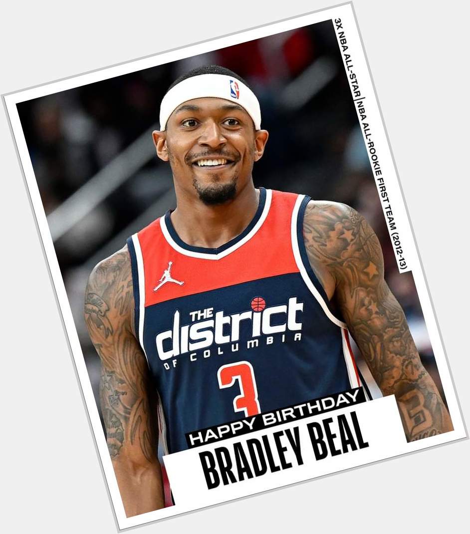 Join us in wishing Bradley Beal of the Washington Wizards a HAPPY 29th BIRTHDAY! 