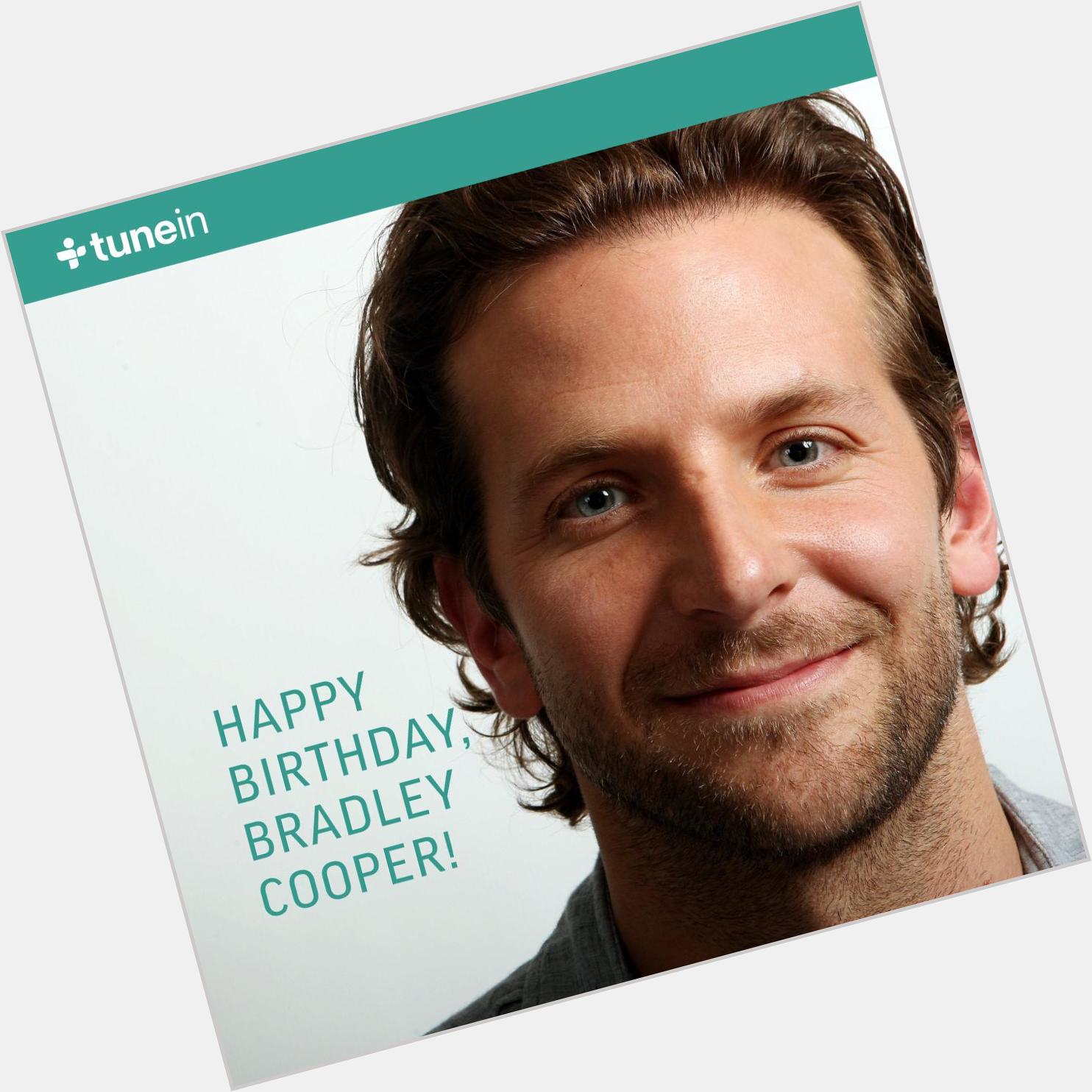 Happy 40th birthday to celebrated actor, Bradley Cooper! 

Hear his interview:  