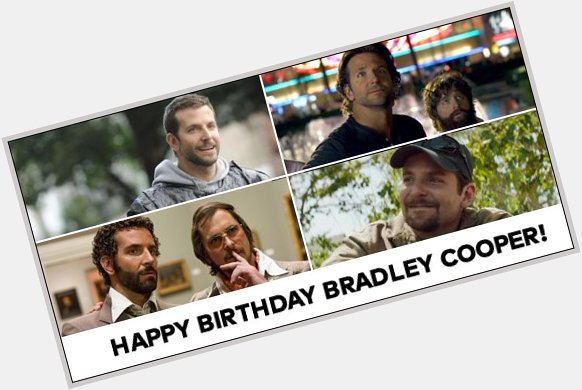 Happy birthday to Bradley Cooper! What do you think was his best movie role? 