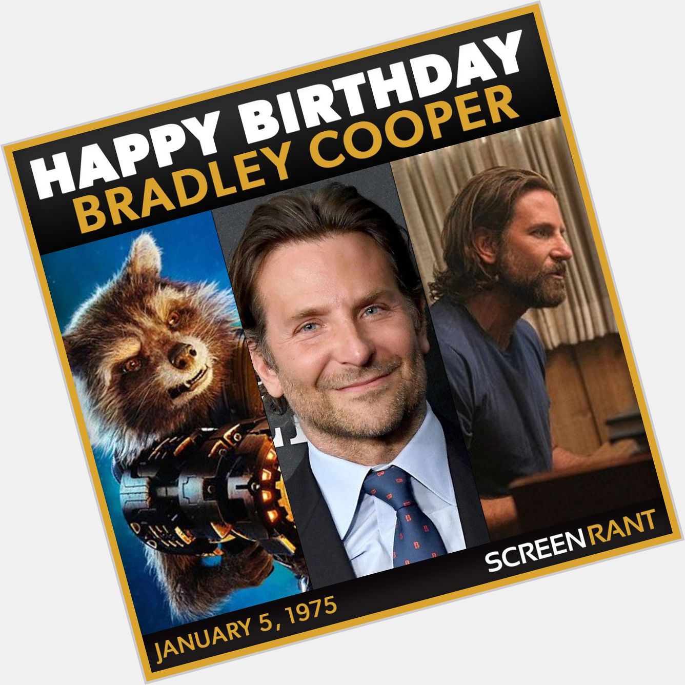 Happy Birthday to the great Bradley Cooper! Share some of your favorite Bradley Cooper roles with us! 