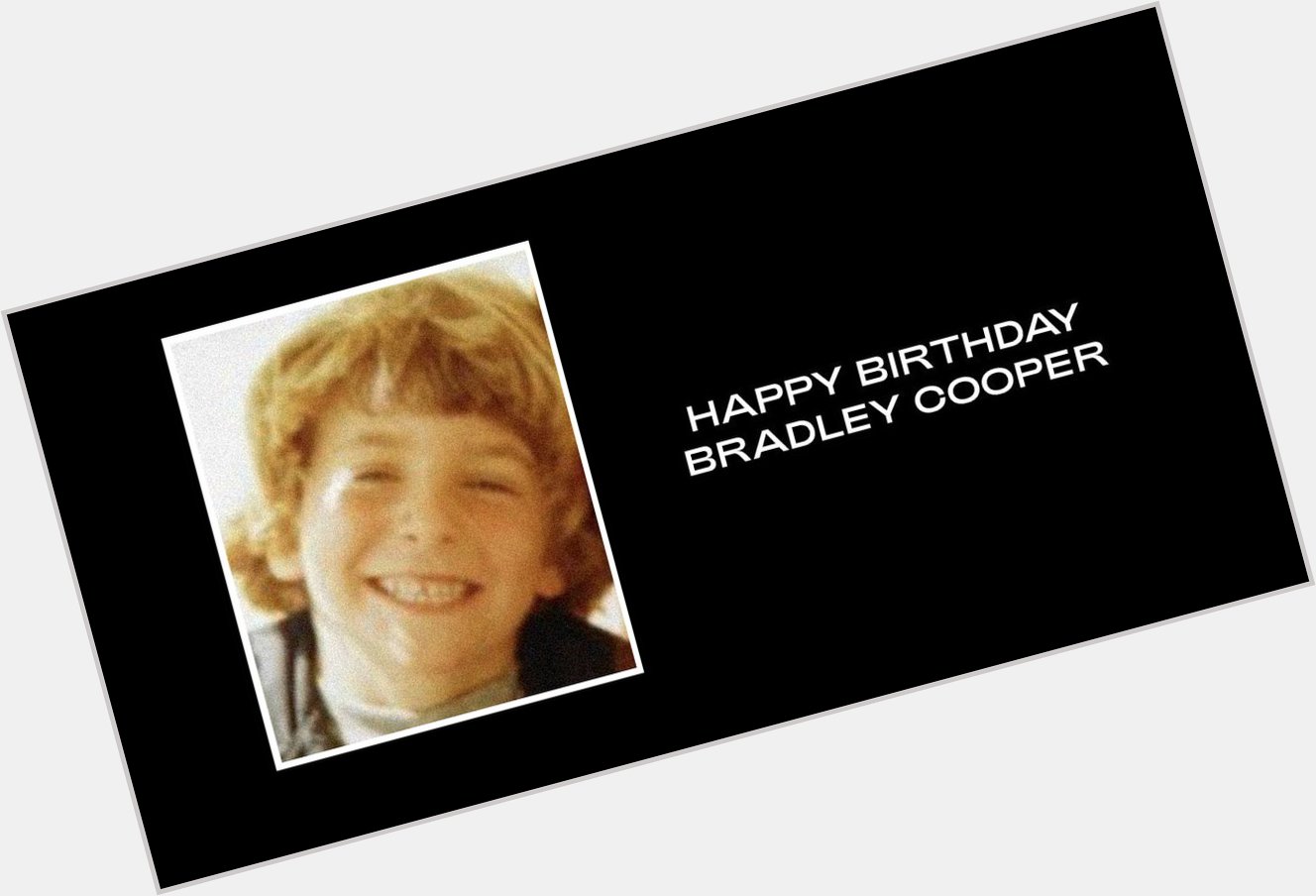 Happy Birthday Bradley Cooper! via  