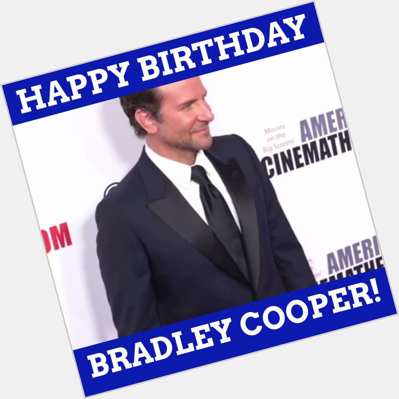 Happy birthday to nominee Bradley Cooper!  