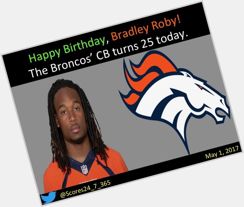 Happy birthday Bradley Roby! 