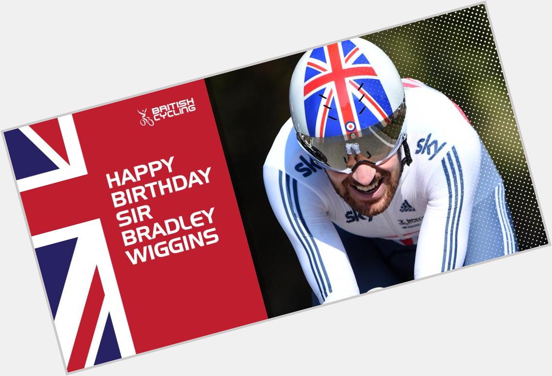 Happy birthday Sir Bradley Wiggins - it\s great to have you back in the building! 