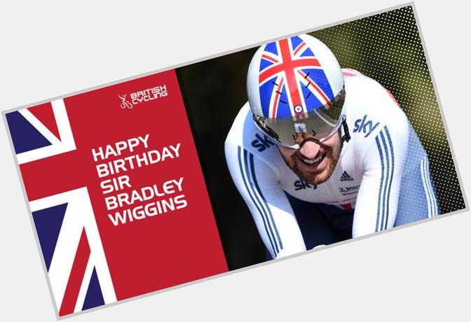 Happy birthday Sir Bradley Wiggins - it\s great to have you back in the building! 
via 