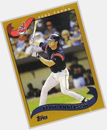 Today\s Former Tribe Legend Birthday Celebration is for Brady Anderson (2002). Happy Birthday, Brady!!!    