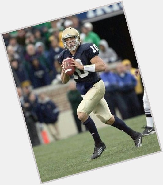 Happy birthday to the greatest quarterback in Notre Dame history!! 