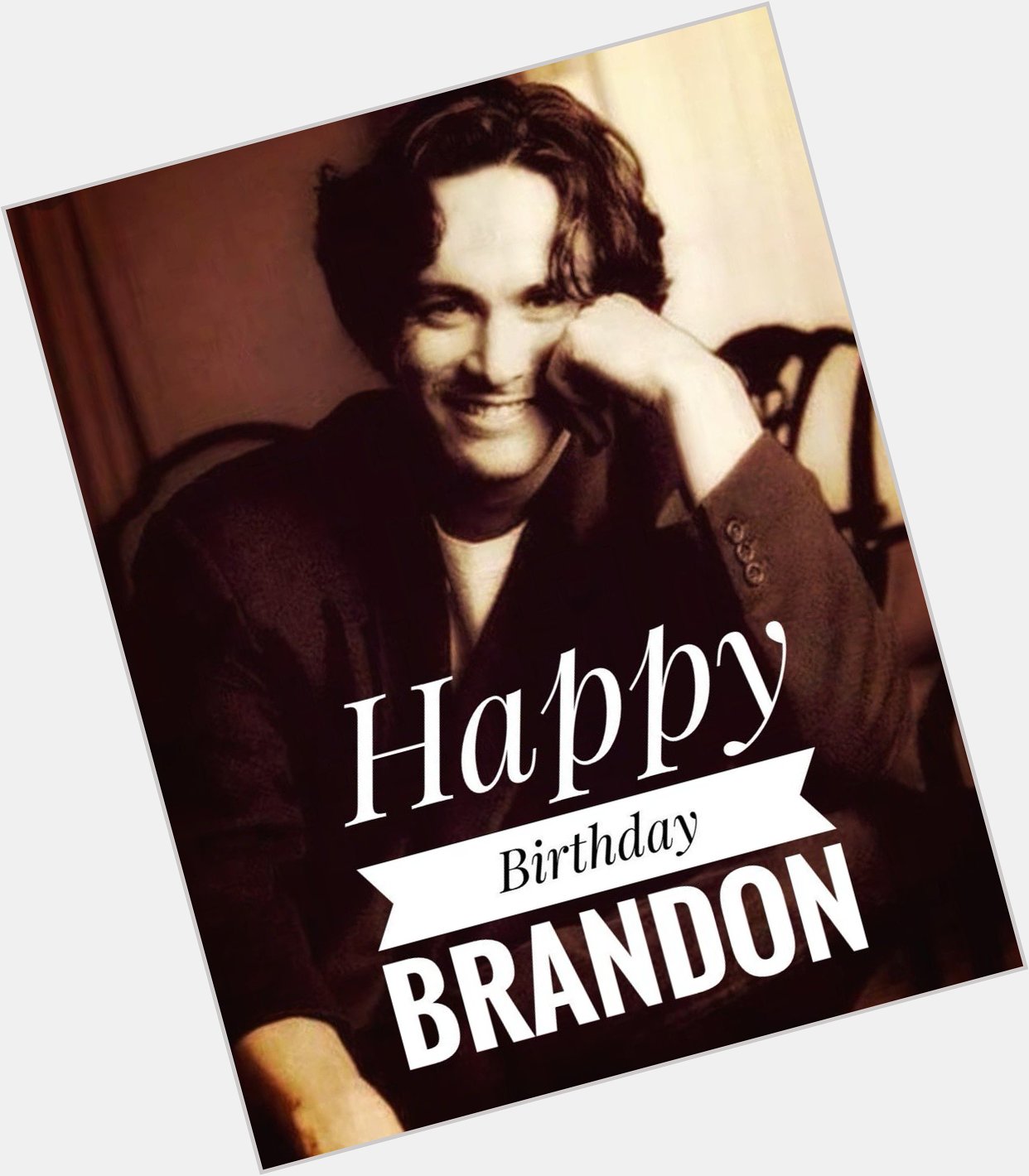 Happy Birthday Brandon Lee 