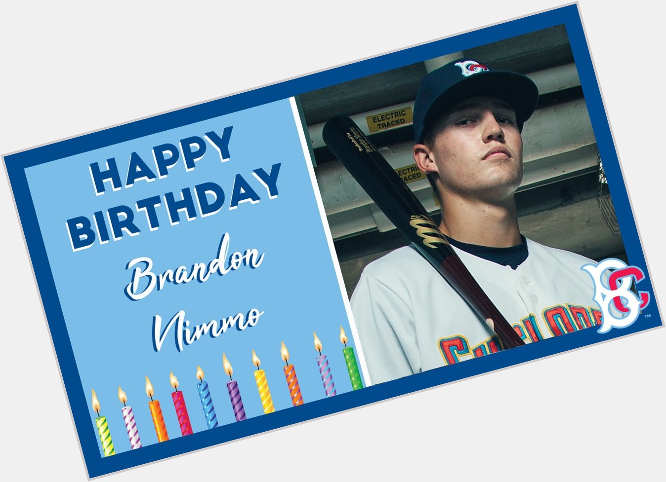 Happy 29th Birthday to Brandon Nimmo.   Hope you get to enjoy a nice Fudgie the Whale Cake. 