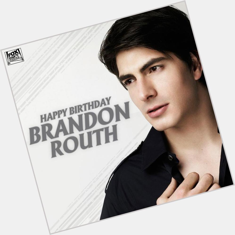 Here s wishing the super talented, Brandon Routh a very happy birthday! Comment below to send in your wishes 