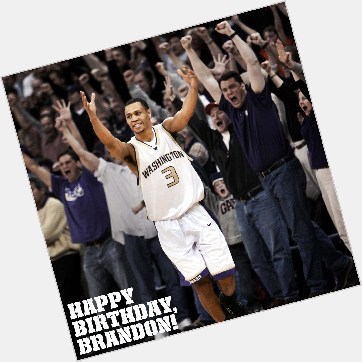 Happy birthday to Husky legend, Brandon Roy!  