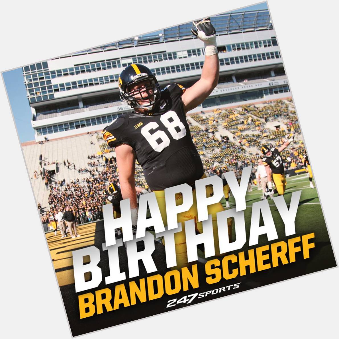 Iowa Hawkeyes fans, let\s wish Brandon Scherff a Happy Birthday! 