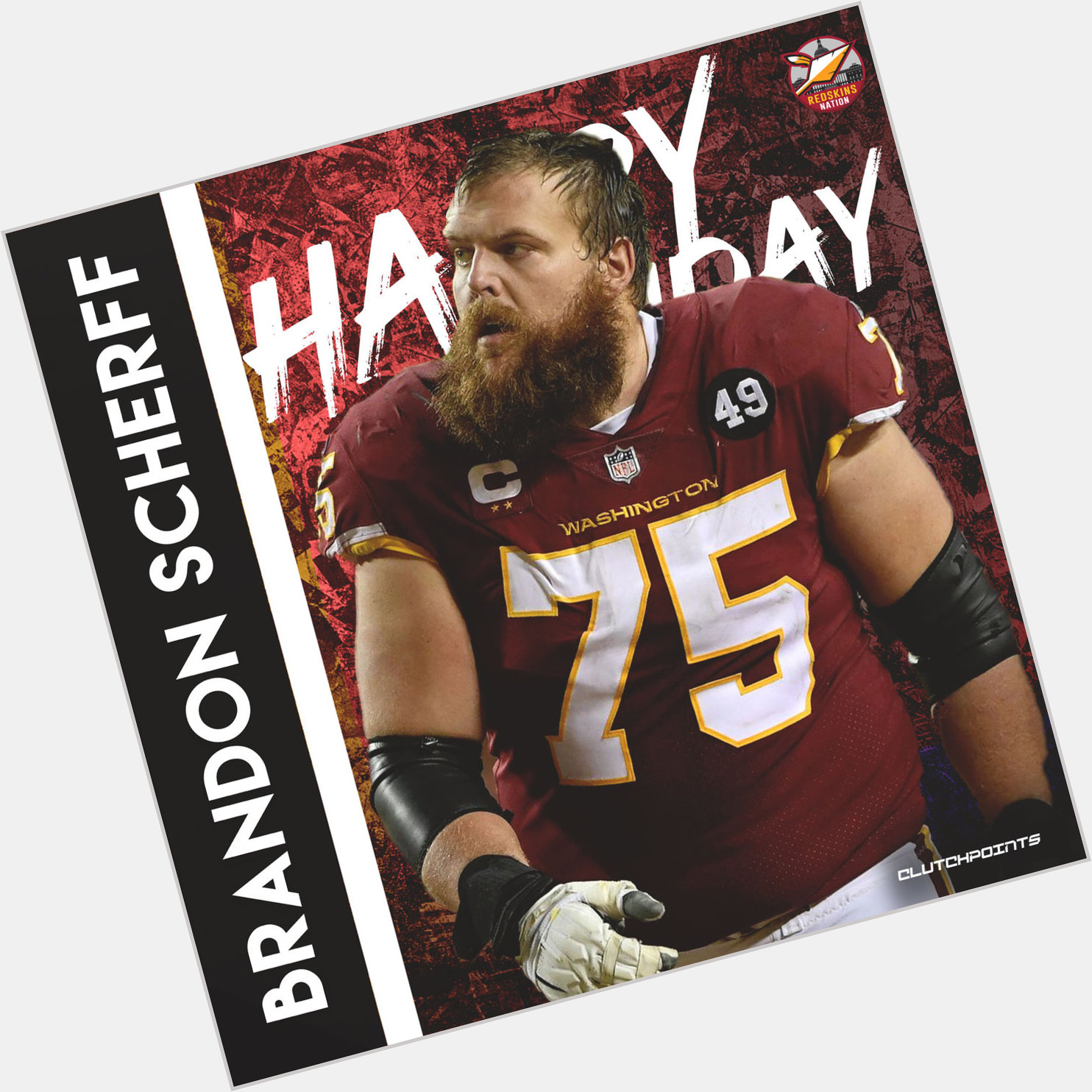 Join Redskins Nation in greeting Brandon Scherff a happy 30th birthday 