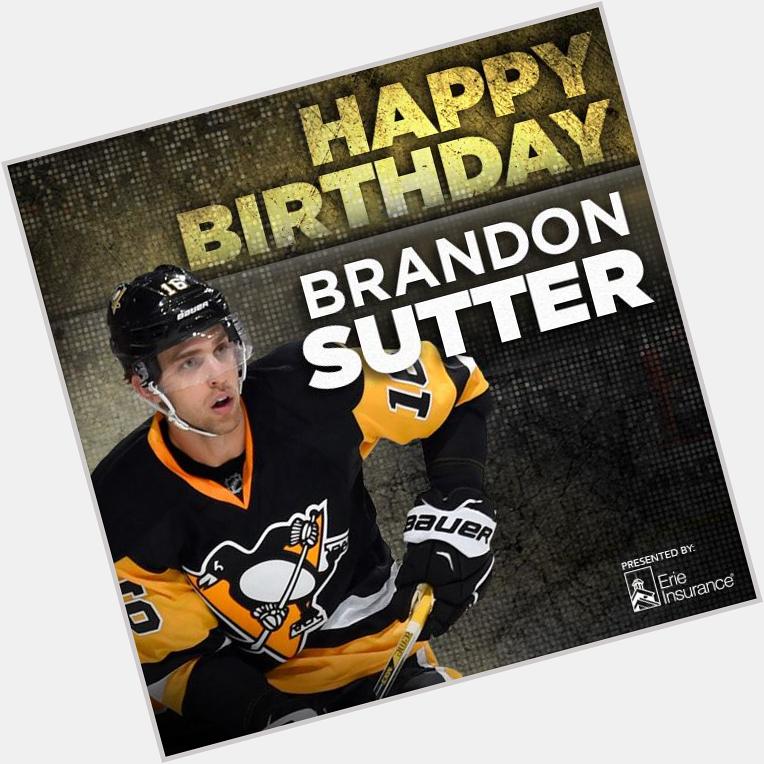 Help us wish Brandon Sutter a very happy birthday! Who wants to be his valentine? 