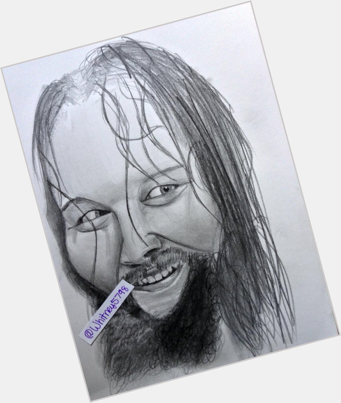 Here\s my drawing of Bray Wyatt ( Happy birthday to The New Face of Fear!  