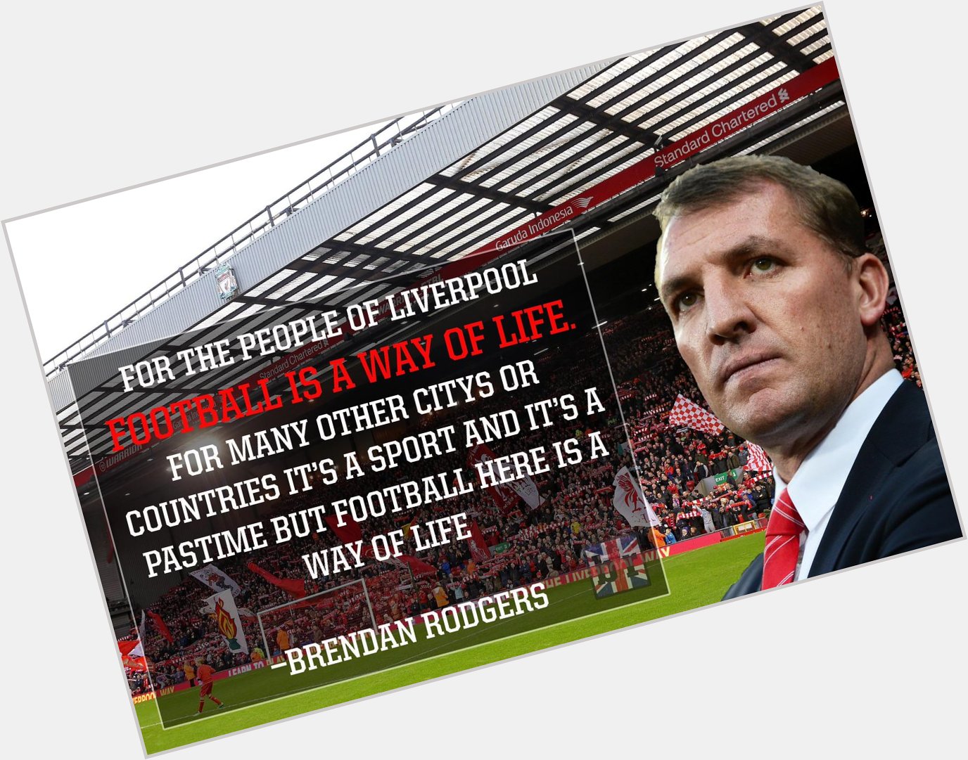 \" Happy Birthday to Liverpool manager Brendan Rodgers who turns 42 today. 