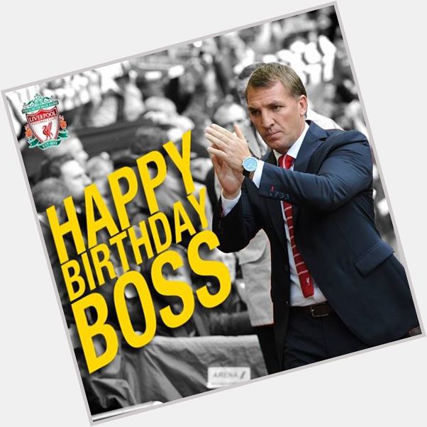 A very happy 42nd birthday to Brendan Rodgers! 