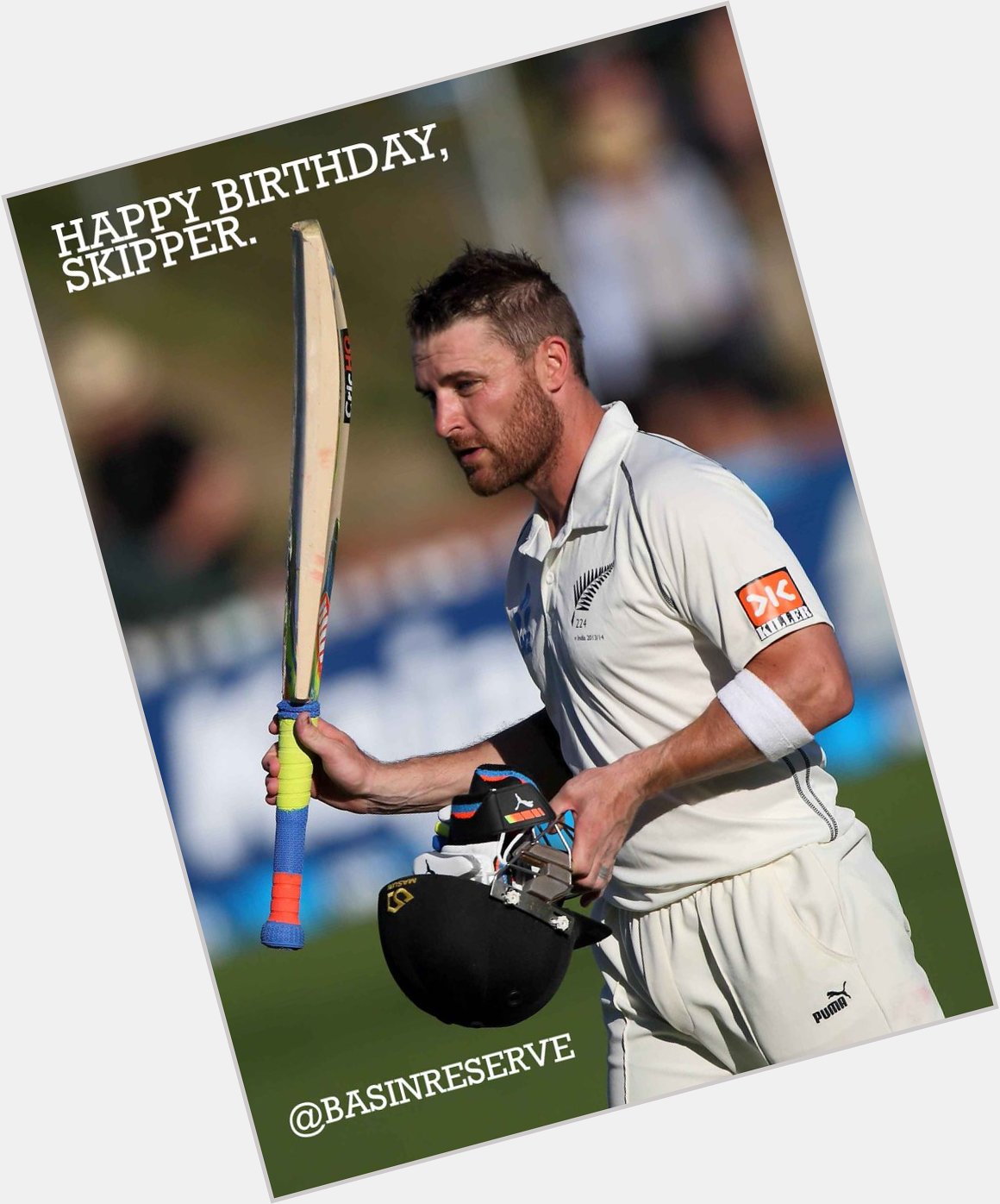 Happy Birthday to the history-making and breaking skipper, Brendon McCullum. 