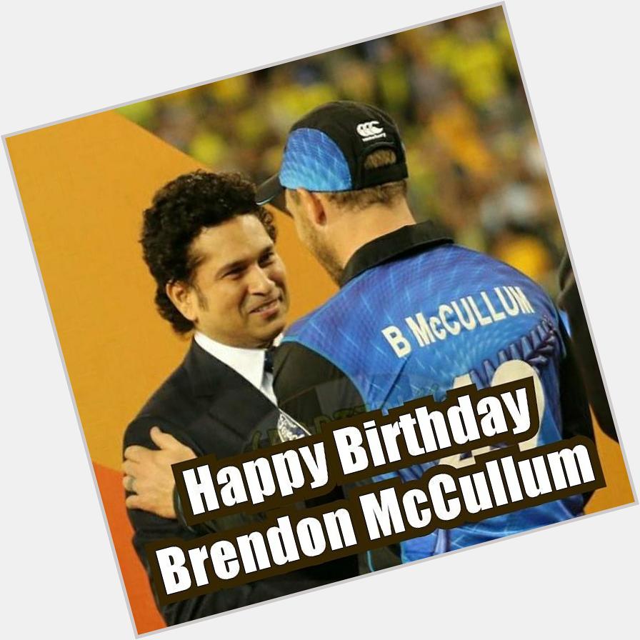 Happy Birthday Brendon McCullum 