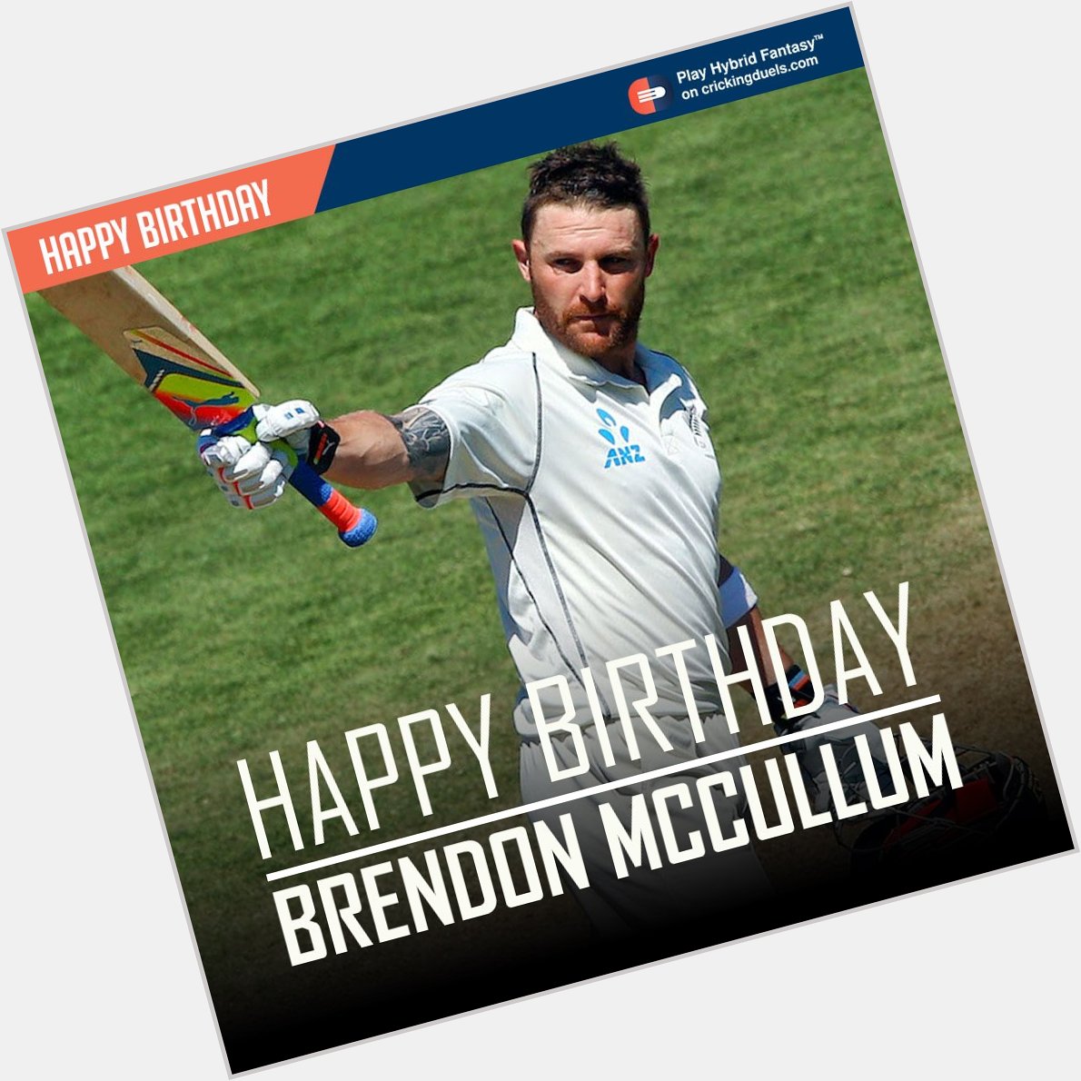 Happy Birthday,Brendon McCullum. The Kiwi cricketer turns 36 today. 
