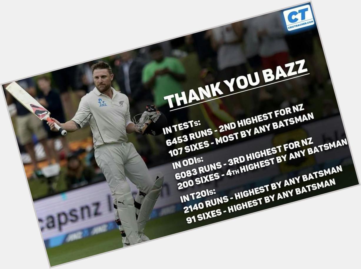On the 8th day God created Brendon McCullum...
Happy birthday bazzz.. 