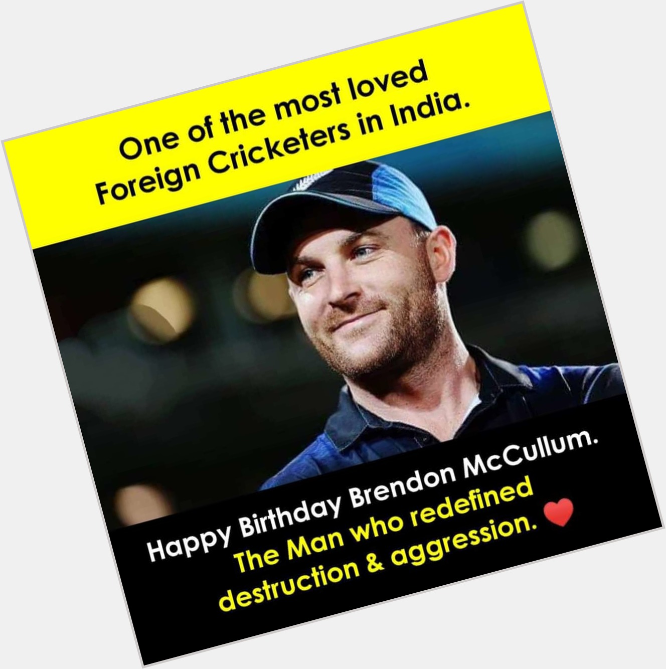 Happy Birthday BRENDON MCCULLUM One of the most destructive Batsman in Cricket History   