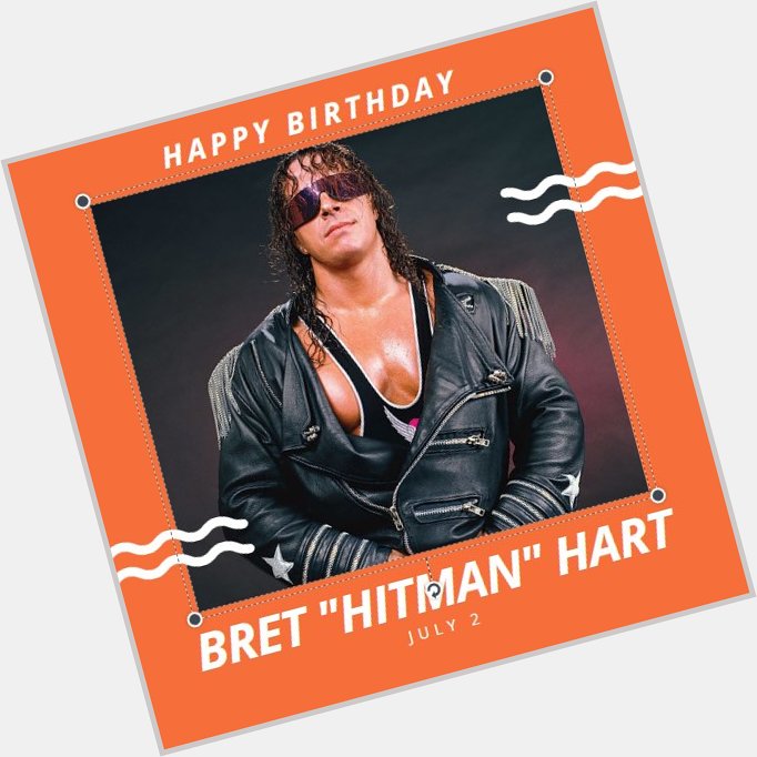 Happy birthday Bret Hart; retired professional wrestler, retired amateur wrestler, writer and actor. 