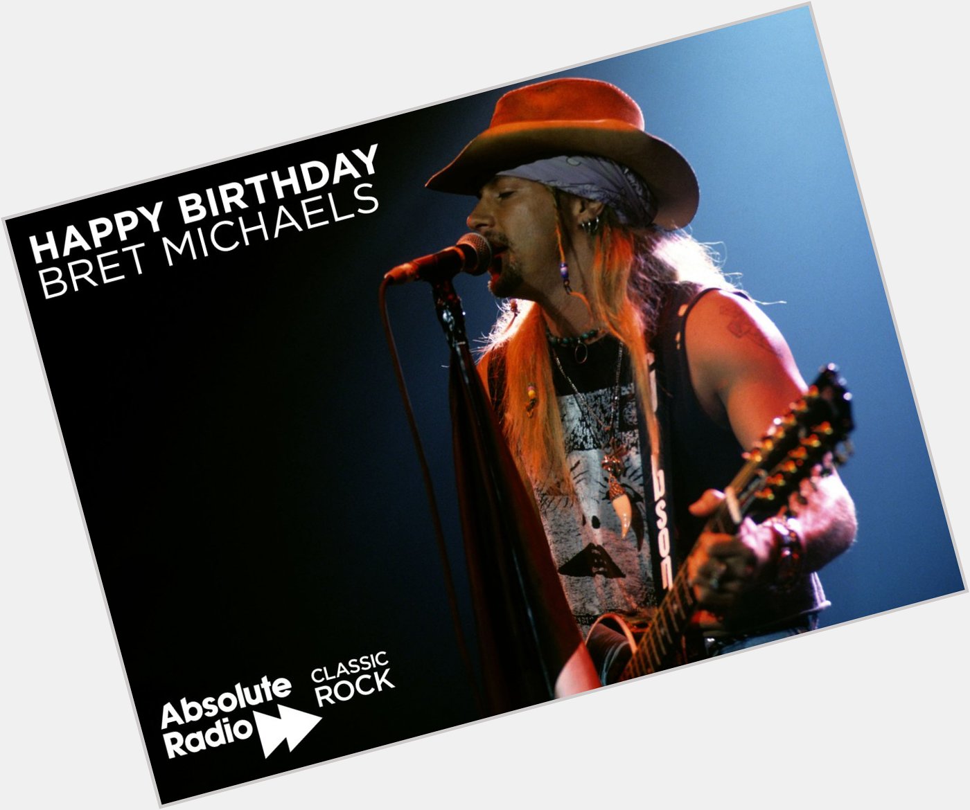 Happy birthday to frontman Bret Michaels! 56 years young today. Rock on   