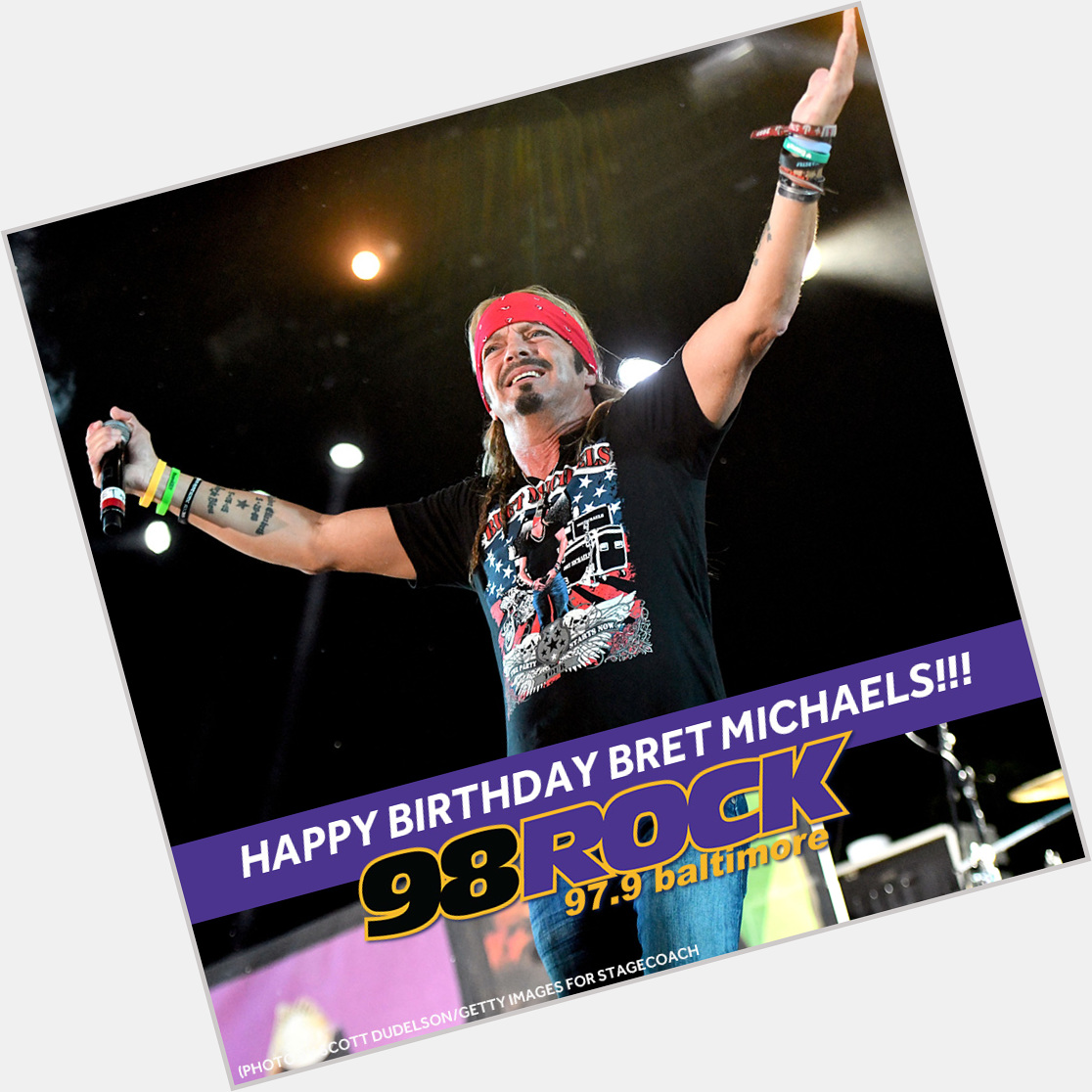 Happy 60th birthday to Poison singer Bret Michaels!  
