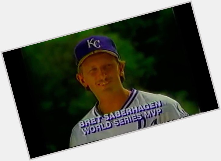 Happy birthday Bret Saberhagen! Hey does this remind you of anything? 