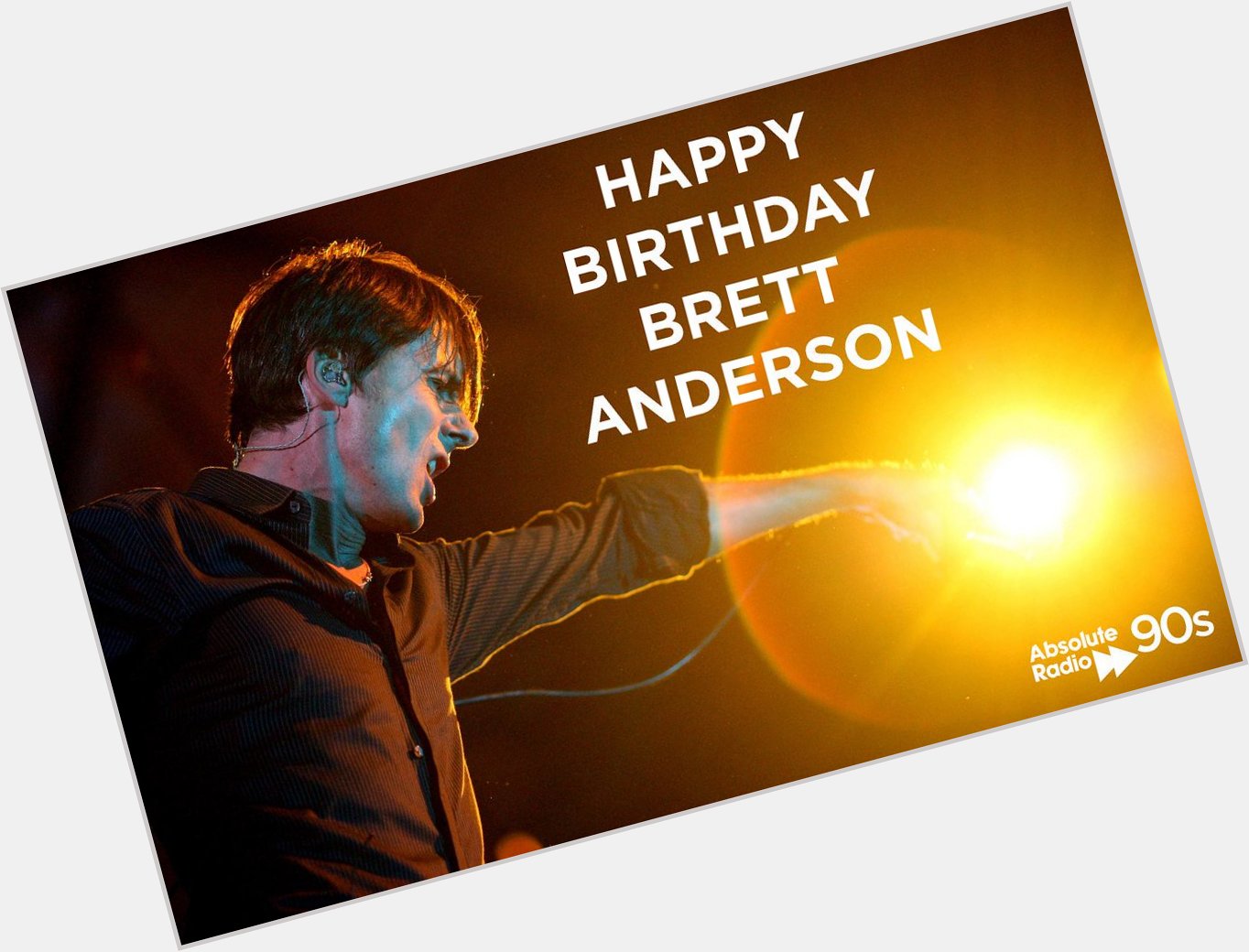 Happy birthday Brett Anderson! 
Favourite 90s song? 