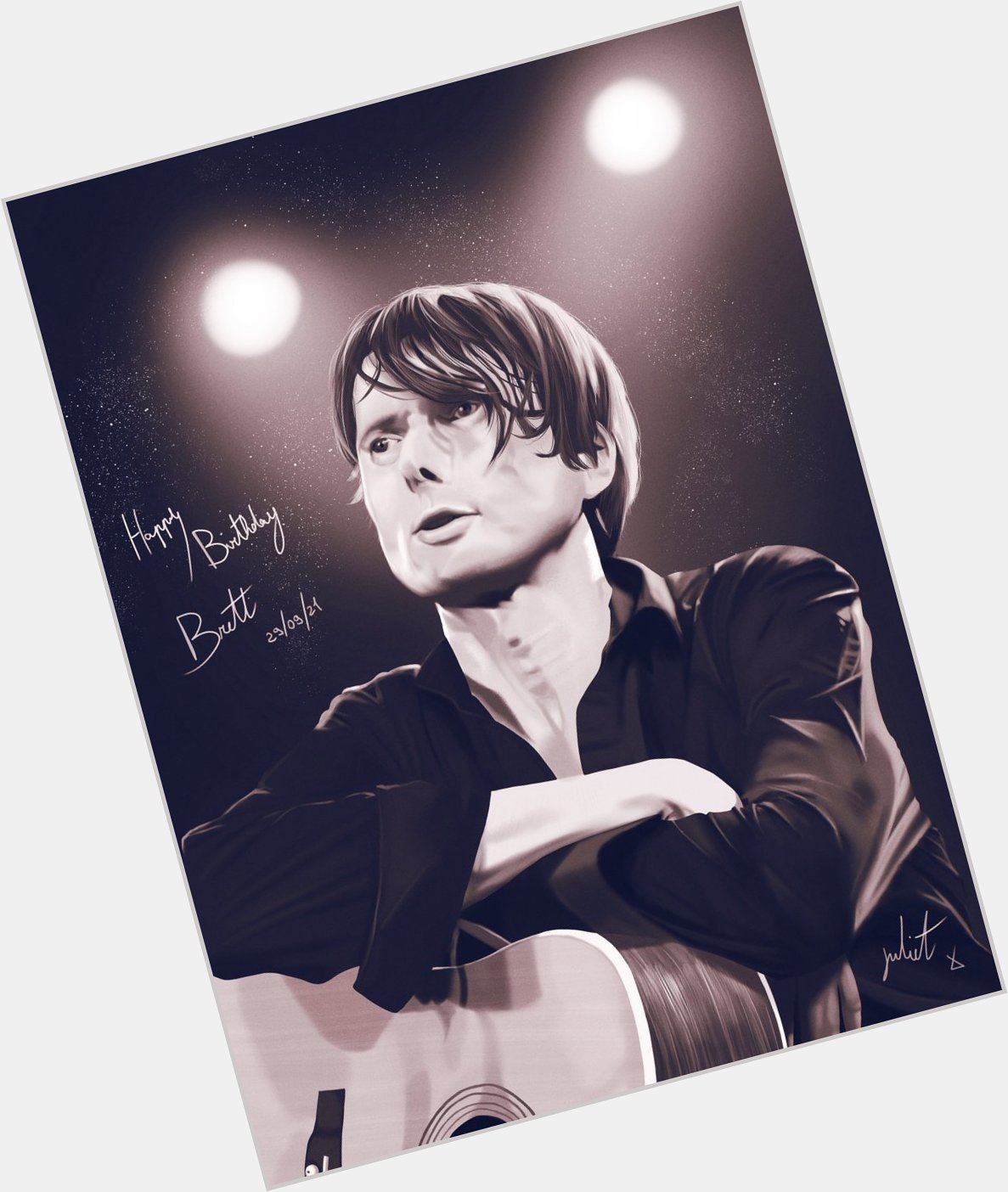 I managed to finish it at last

Happy Birthday Brett Anderson from  