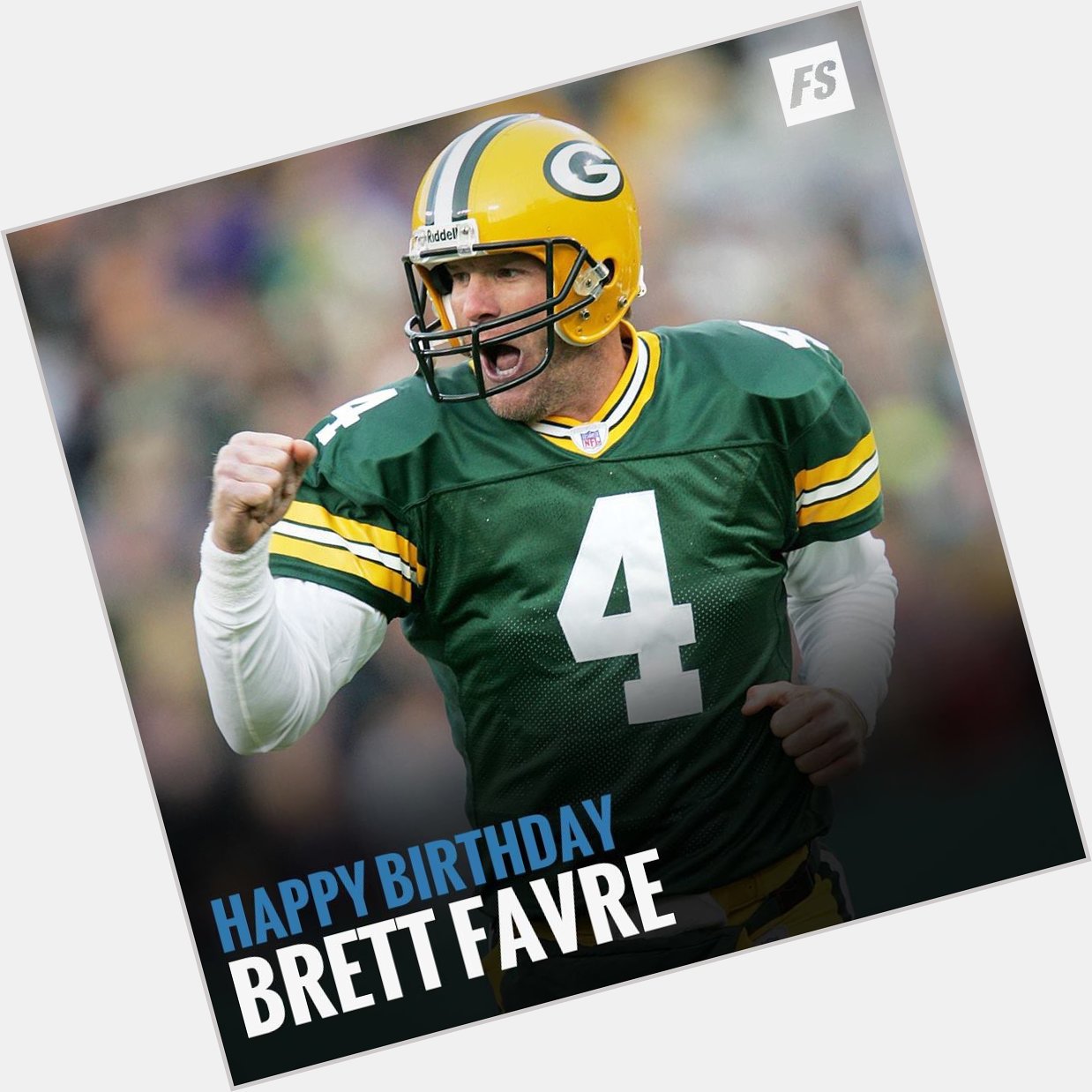 Happy Birthday Hall of Famer and icon Brett Favre! 