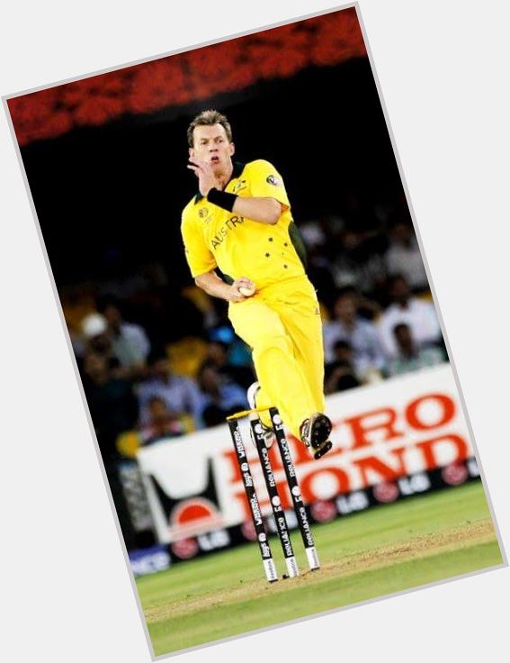Happy Birthday Brett Lee   Anyone can\t replace your pace Bowling and style 