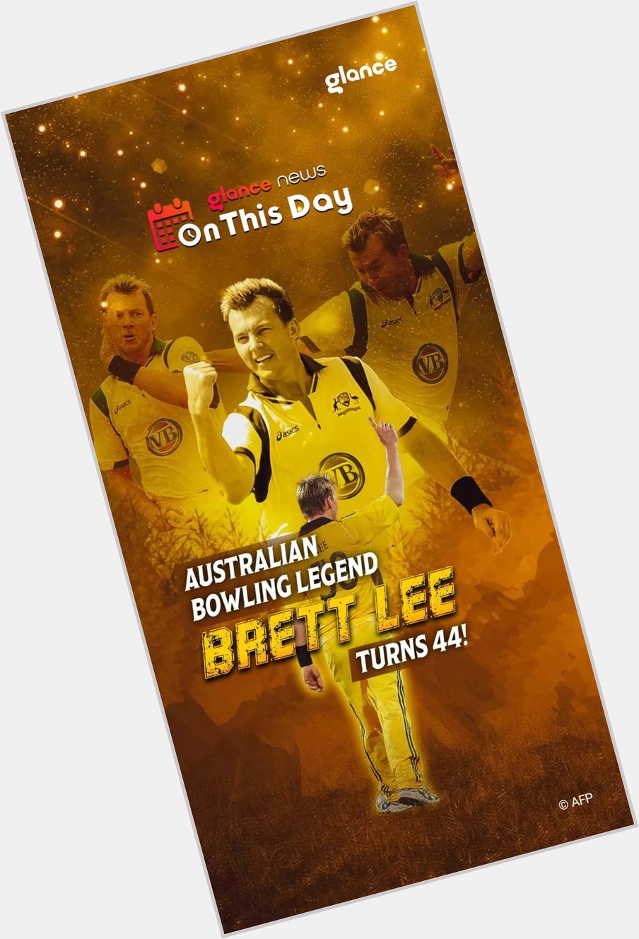 On This Day: My Favorite aussie player Brett Lee turns 44!  Happy birthday bret lee. May you live happy and healthy. 