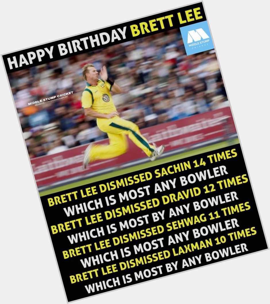 Happy Birthday Brett Lee  