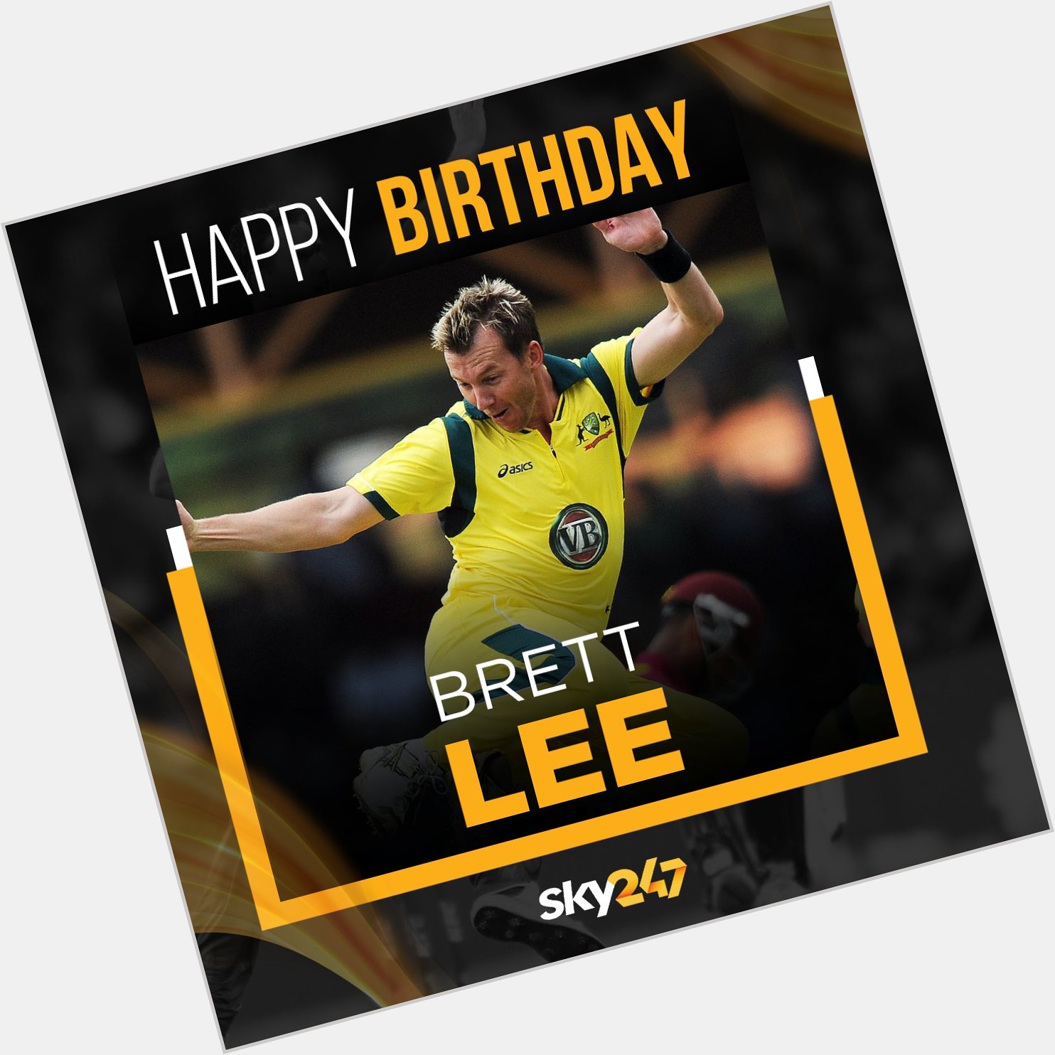 Here\s wishing one of the best pacers Brett Lee a Happy Birthday.    