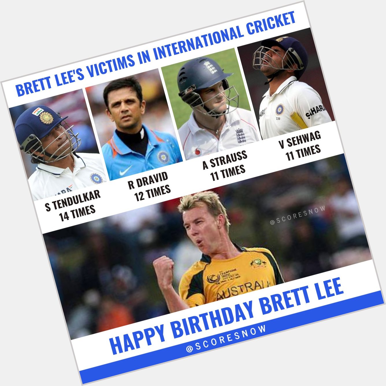 Happy Birthday Brett Lee!     