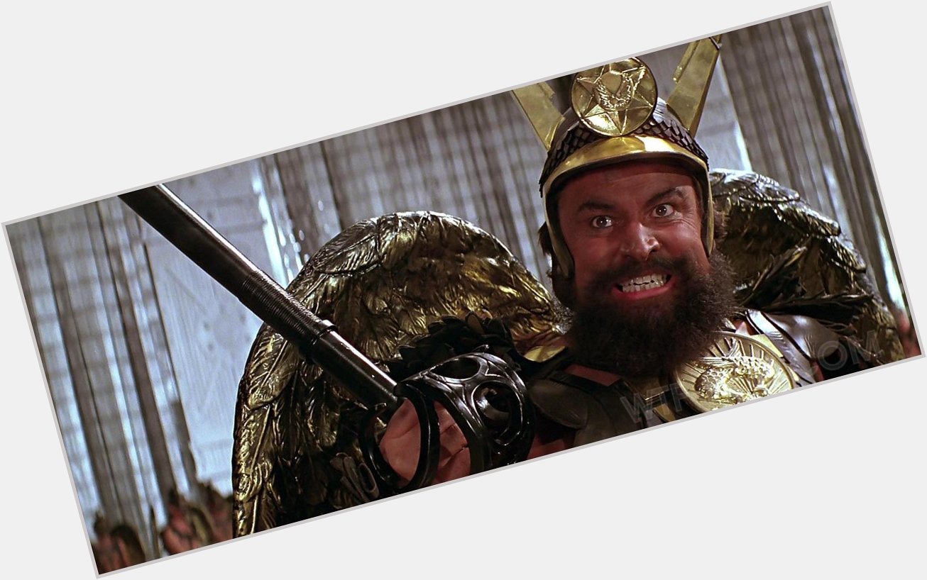 Happy birthday Brian Blessed, he\s 79 today. Here he is as Prince Vultan in \Flash Gordon\ (1980) 