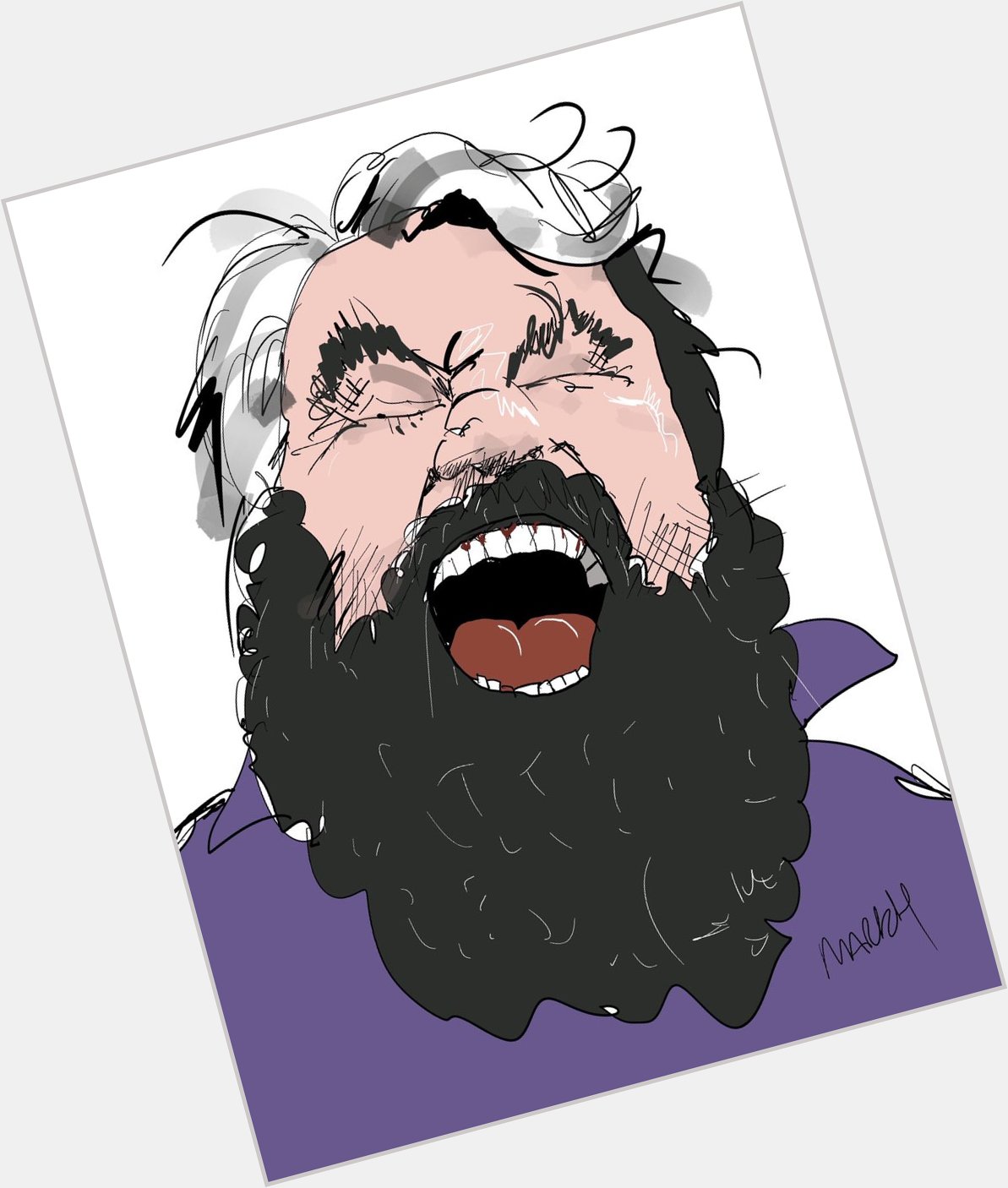 Happy birthday Brian Blessed, a very loud 86 today. 