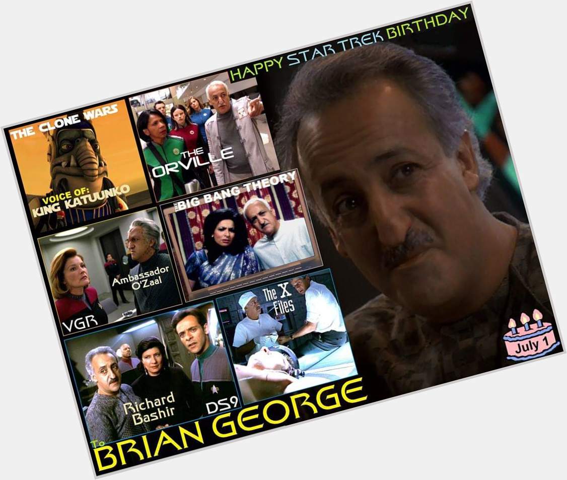 Happy Birthday to Brian George, the Dr. Aronov of 