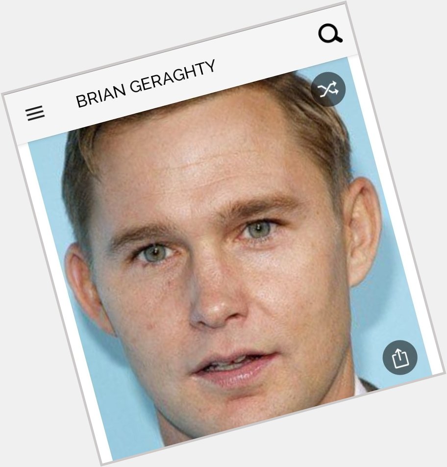 Happy birthday to this great actor.  Happy birthday to Brian Geraghty 