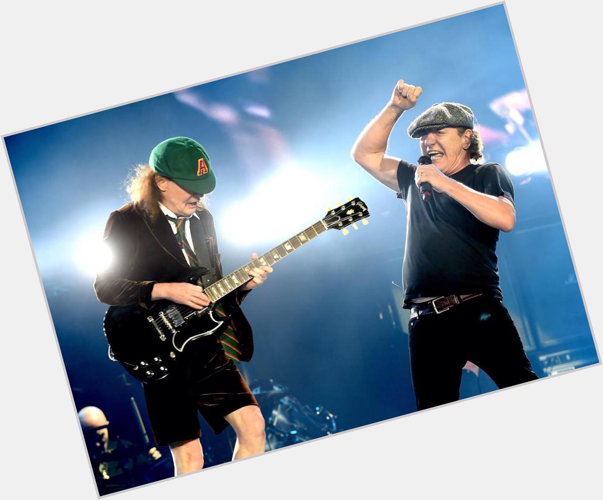 Happy Birthday to Brian Johnson! Any of you ghouls catch the show at Dodger Stadium last week? 