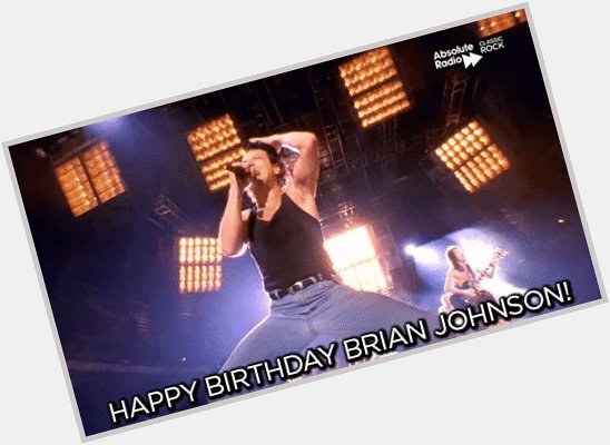 Happy birthday to legendary frontman Brian Johnson! Have a drink on us! 