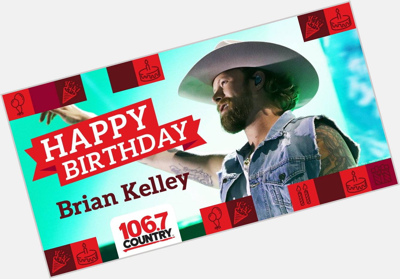 Yeaaaaaah baby! Happy birthday Brian Kelley of Florida Georgia Line! Cheers! 