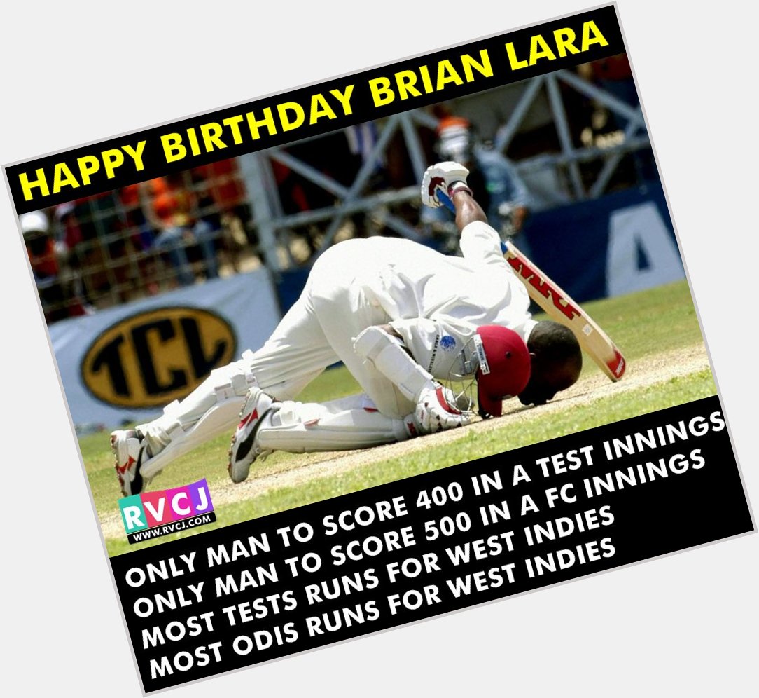 Happy Birthday Brian Lara 